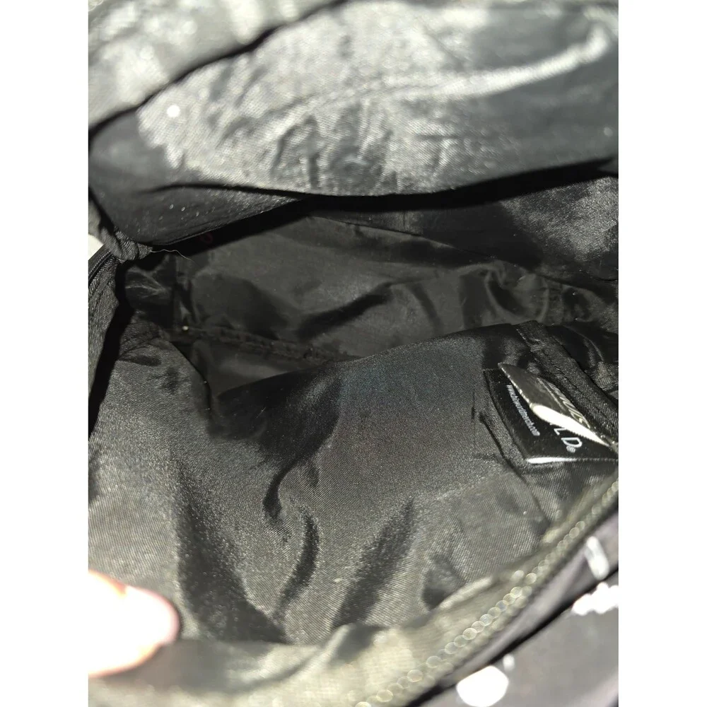 Peanuts brand black Snoopy mini Backpack bookbag purse tote bag!